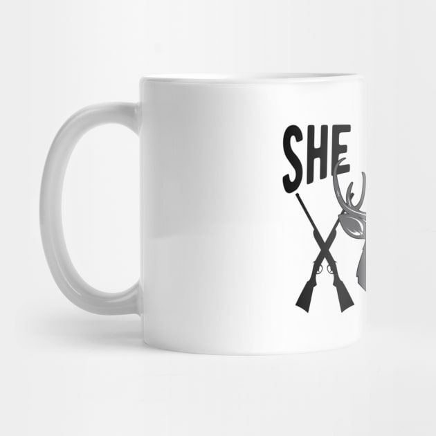 Deer Hunting - She wants the deer by KC Happy Shop